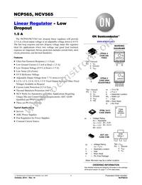NCP565D2T12R4 Datasheet Cover