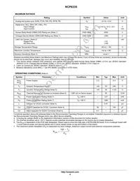 NCP6335FFCT1G Datasheet Page 4