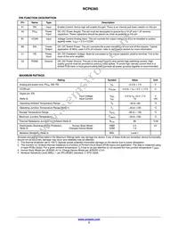 NCP6360FCCT2G Datasheet Page 3