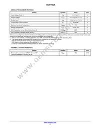 NCP706AMX300TAG Datasheet Page 3