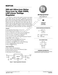 NCP729FC30T2G Datasheet Cover