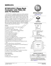 NCP81274MNTXG Datasheet Cover