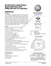NCP81610MNTXG Datasheet Cover