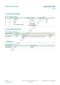 NCR100W-10MX Datasheet Page 2