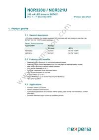 NCR320UX Datasheet Cover