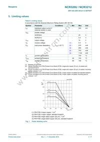 NCR320UX Datasheet Page 3