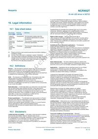 NCR402TR Datasheet Page 10