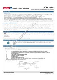 NCS1S1212SC Datasheet Page 3