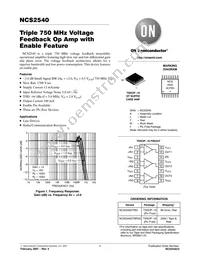 NCS2540DTBR2G Datasheet Cover