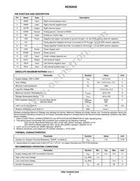 NCS2632DTBR2G Datasheet Page 3