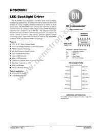 NCS29001DR2G Datasheet Cover