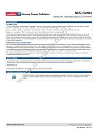 NCS3S1215SC Datasheet Page 3