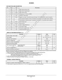 NCS603DTBR2G Datasheet Page 3