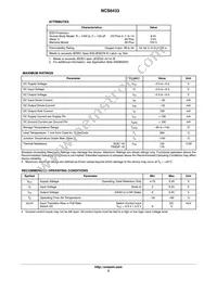 NCS6433DTBR2G Datasheet Page 3