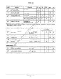 NCS6433DTBR2G Datasheet Page 4