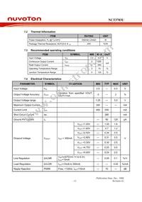 NCT3703U-475 TR Datasheet Page 15