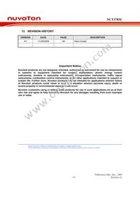 NCT3703U-475 TR Datasheet Page 23