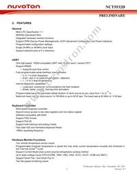 NCT5532D Datasheet Page 21