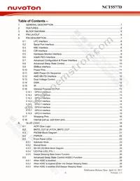 NCT5577D-F Datasheet Page 2