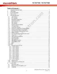 NCT6776D Datasheet Page 2