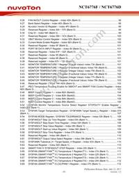 NCT6776D Datasheet Page 5