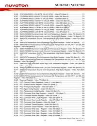 NCT6776D Datasheet Page 11