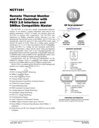 NCT7491RQR2G Datasheet Cover