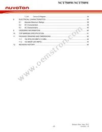 NCT7509W Datasheet Page 4
