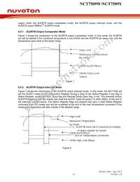 NCT7509W Datasheet Page 10