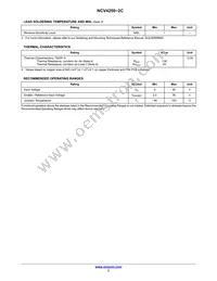 NCV4250-2CSNT1G Datasheet Page 3