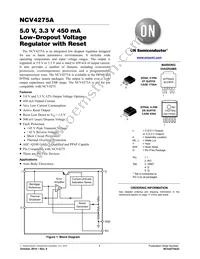 NCV4275ADS50R4G-IR01 Datasheet Cover