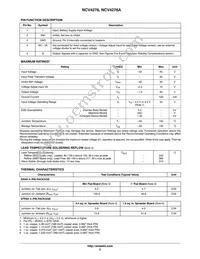 NCV4276DT50RKG Datasheet Page 3