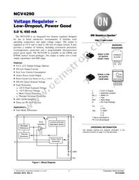 NCV4290DS50R4G Datasheet Cover