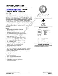 NCV5504DTRKG Datasheet Cover