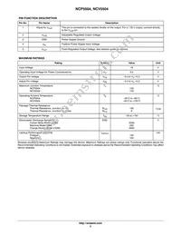 NCV5504DTRKG Datasheet Page 2