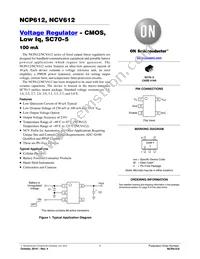 NCV612SQ50T1G Datasheet Cover
