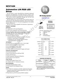 NCV7430D20R2G Datasheet Cover