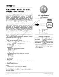 NCV7513FTR2G Datasheet Cover