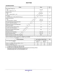 NCV7703CD2R2G Datasheet Page 4