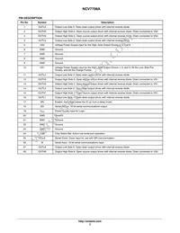 NCV7708ADWR2G Datasheet Page 3