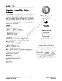 NCV7751DQR2G Datasheet Cover