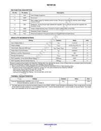 NCV8135BMTW040TBG Datasheet Page 3
