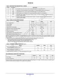 NCV8154MW180250TBG Datasheet Page 3