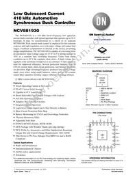 NCV881930MW00R2G Datasheet Cover