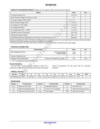 NCV887200D1R2G Datasheet Page 3