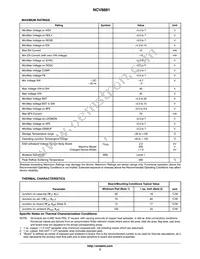 NCV8881PWR2G Datasheet Page 3