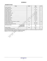 NCV890101MWTXG Datasheet Page 3