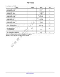 NCV890203MWTXG Datasheet Page 3
