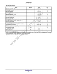 NCV890204MWR2G Datasheet Page 3