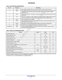 NCV890430MW25TXG Datasheet Page 3